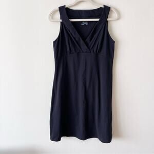 Columbia mini dress sleeveless v-neck women size M black